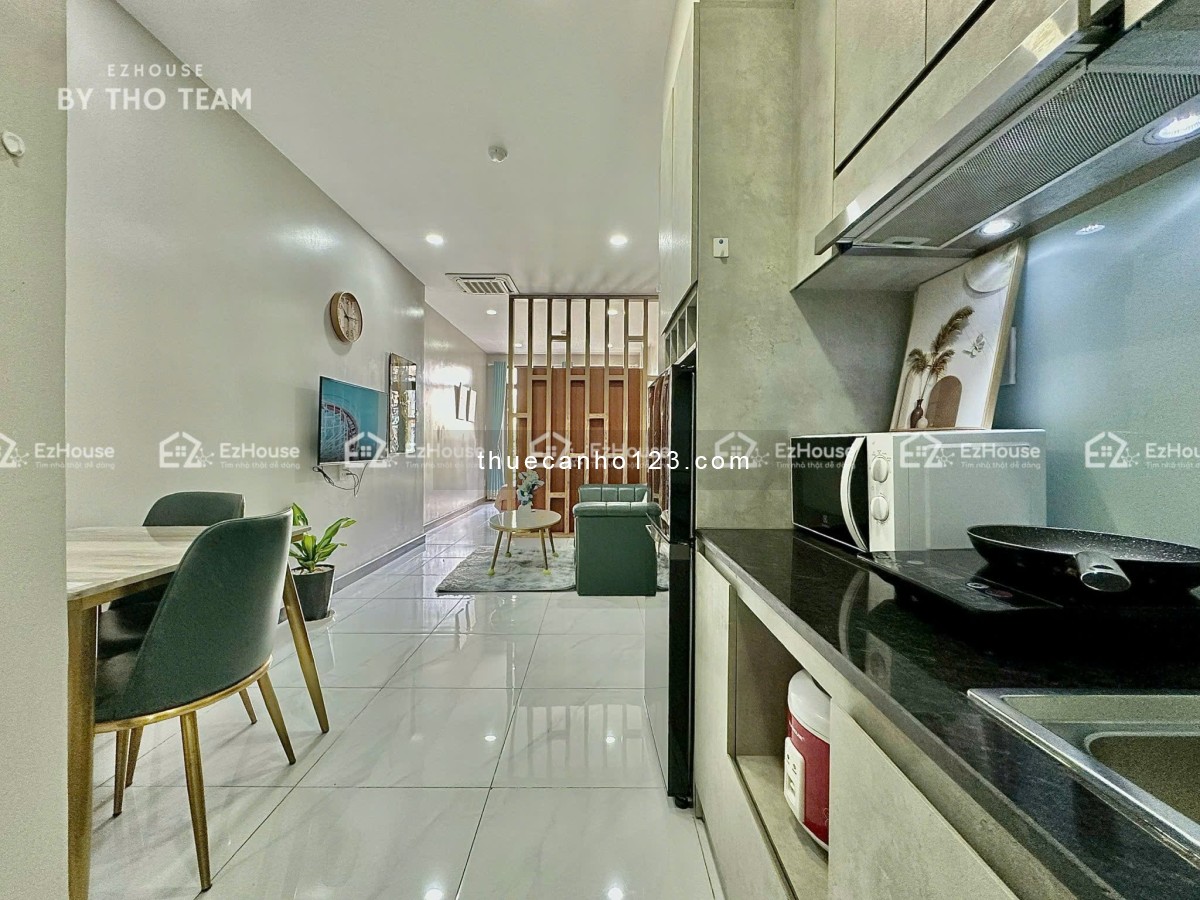 Cho Thuê Căn Hộ 1 Phòng Ngủ Full Nội Thất – Ban Công Lớn View Siêu Rộng – Gần Sân Bay Tân Sơn Nhất