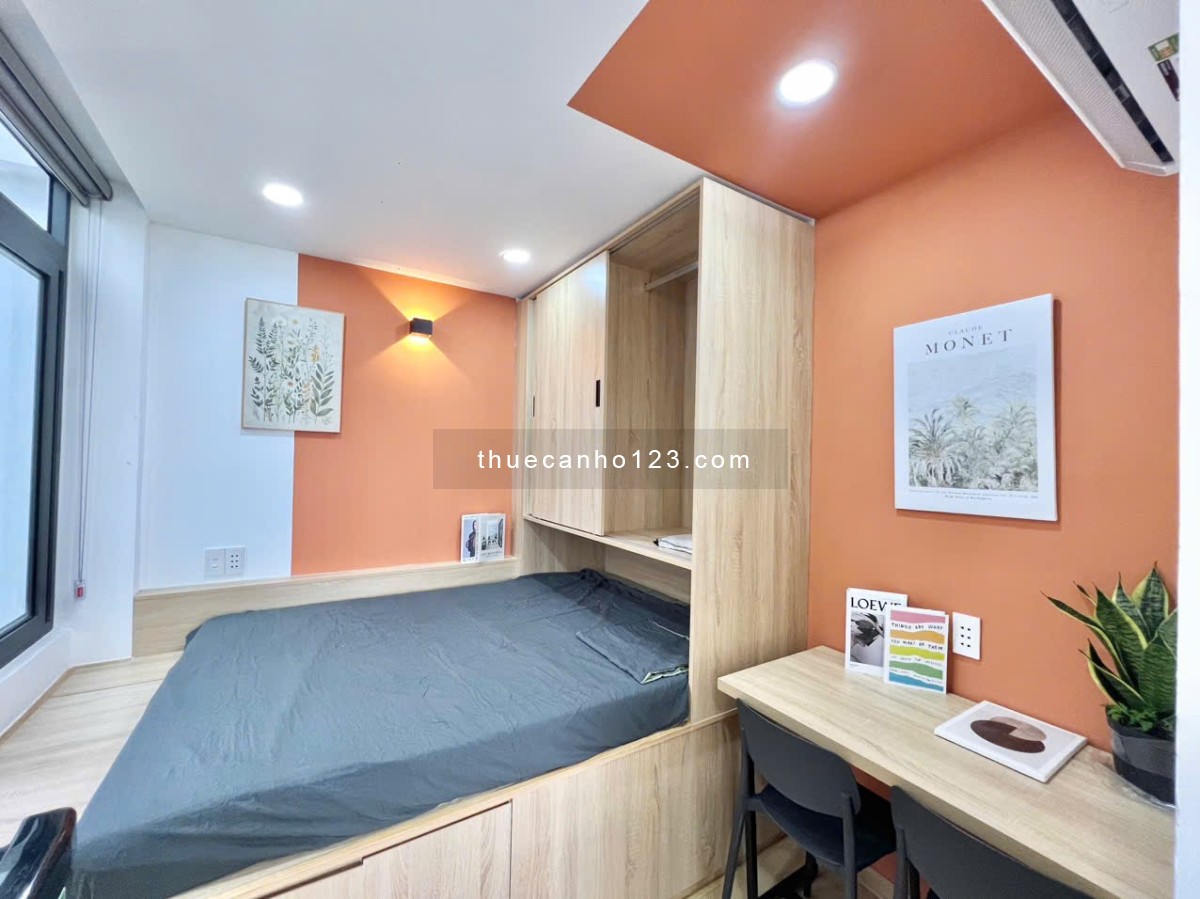 Studio cửa sổ rộng – nội thất như hình, máy giặt riêng – 4 Lưu Chí Hiếu, P. Tây Thạnh, Tân Phú