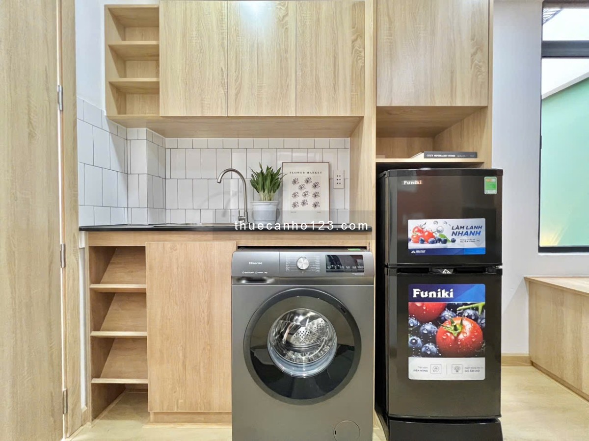 Studio cửa sổ rộng – nội thất như hình, máy giặt riêng – 4 Lưu Chí Hiếu, P. Tây Thạnh, Tân Phú