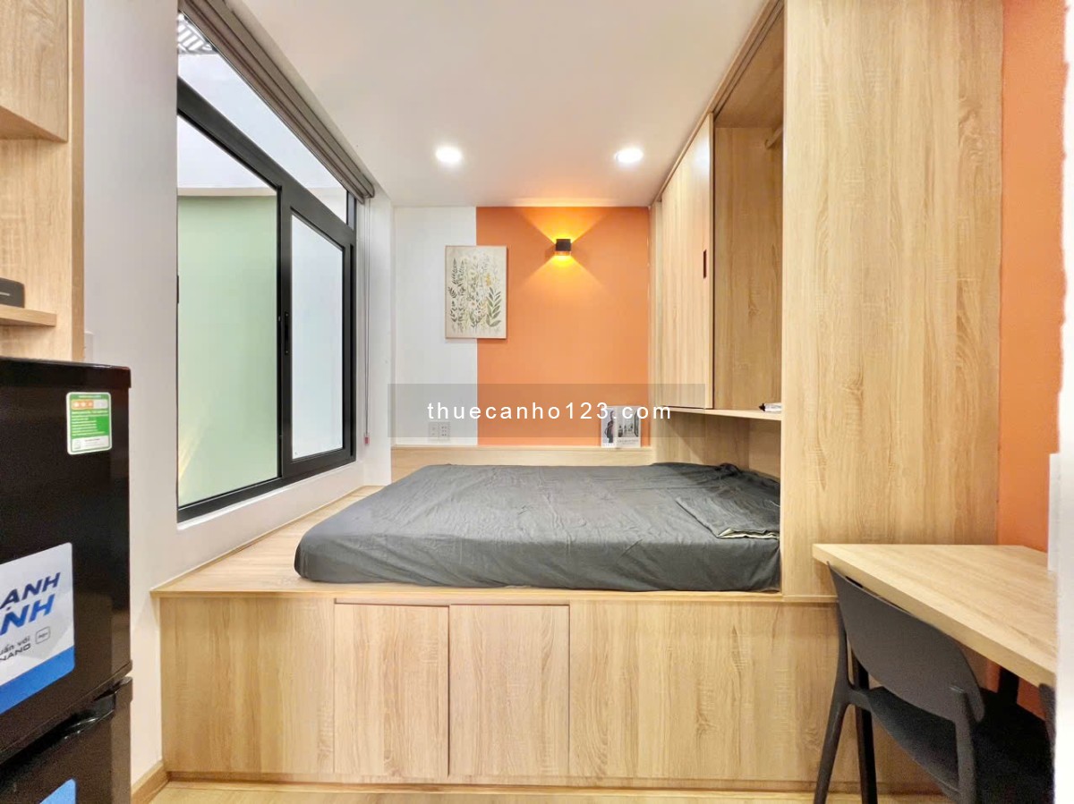 Studio cửa sổ rộng – nội thất như hình, máy giặt riêng – 4 Lưu Chí Hiếu, P. Tây Thạnh, Tân Phú