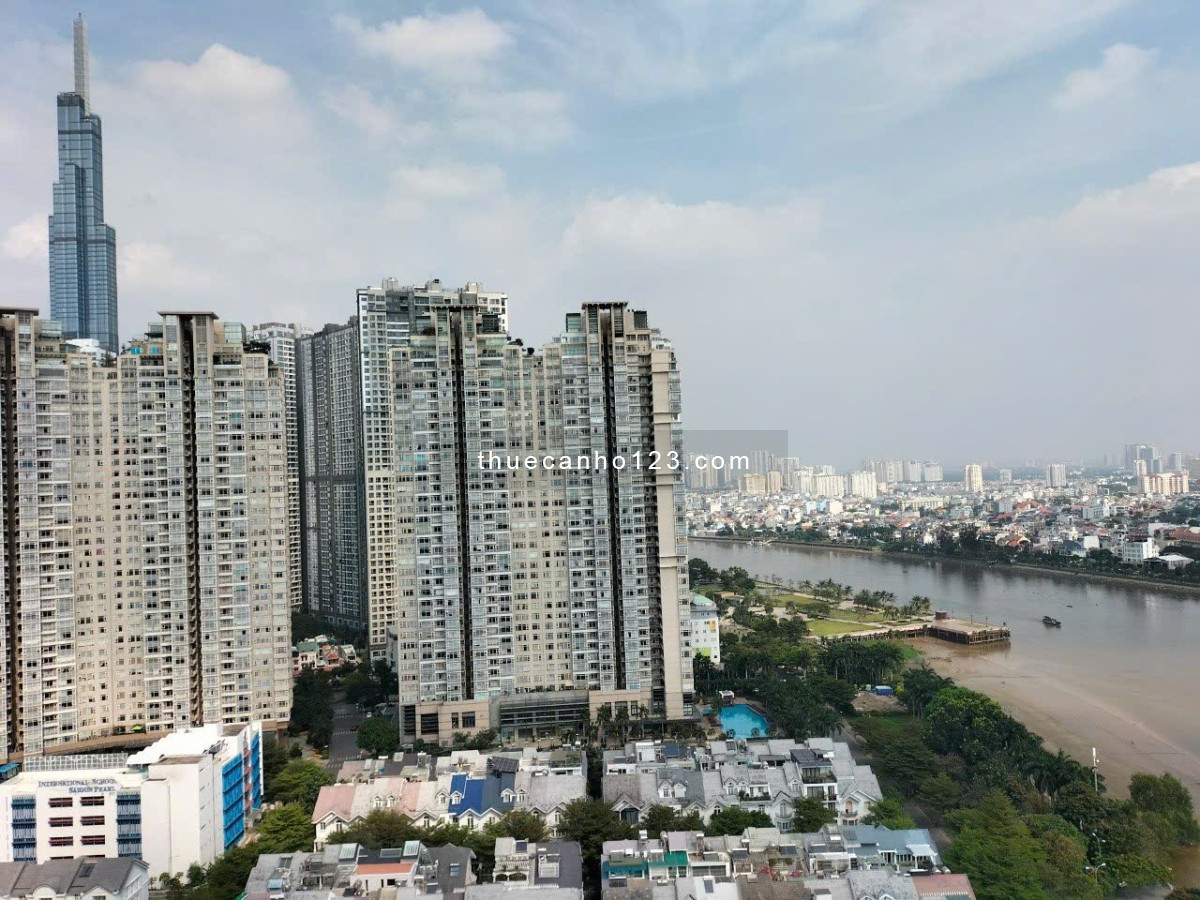 Cho thuê Sunwah Pearl 2PN 103m2, tầng cao, view sông - Landmark81 - giao nhà 12/2025.