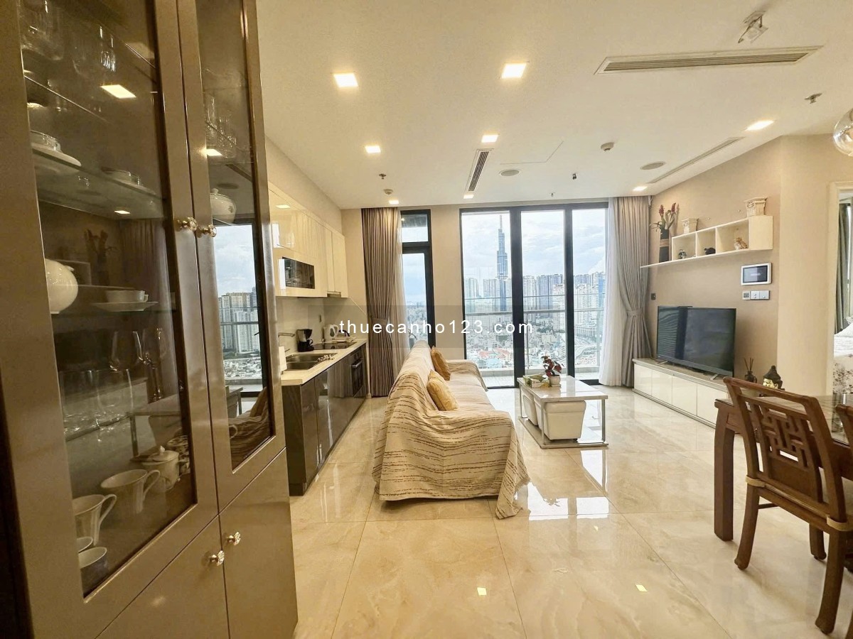 Cho thuê căn 72m² – 2PN, 2WC, nội thất cao cập tại Vinhomes Ba Son