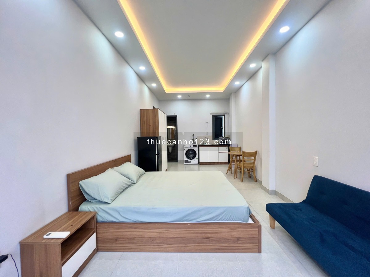Cho thuê dự studio - thang máy hầm xe - máy giặt riêng Lê Văn Sỹ Q3 chỉ từ 7tr