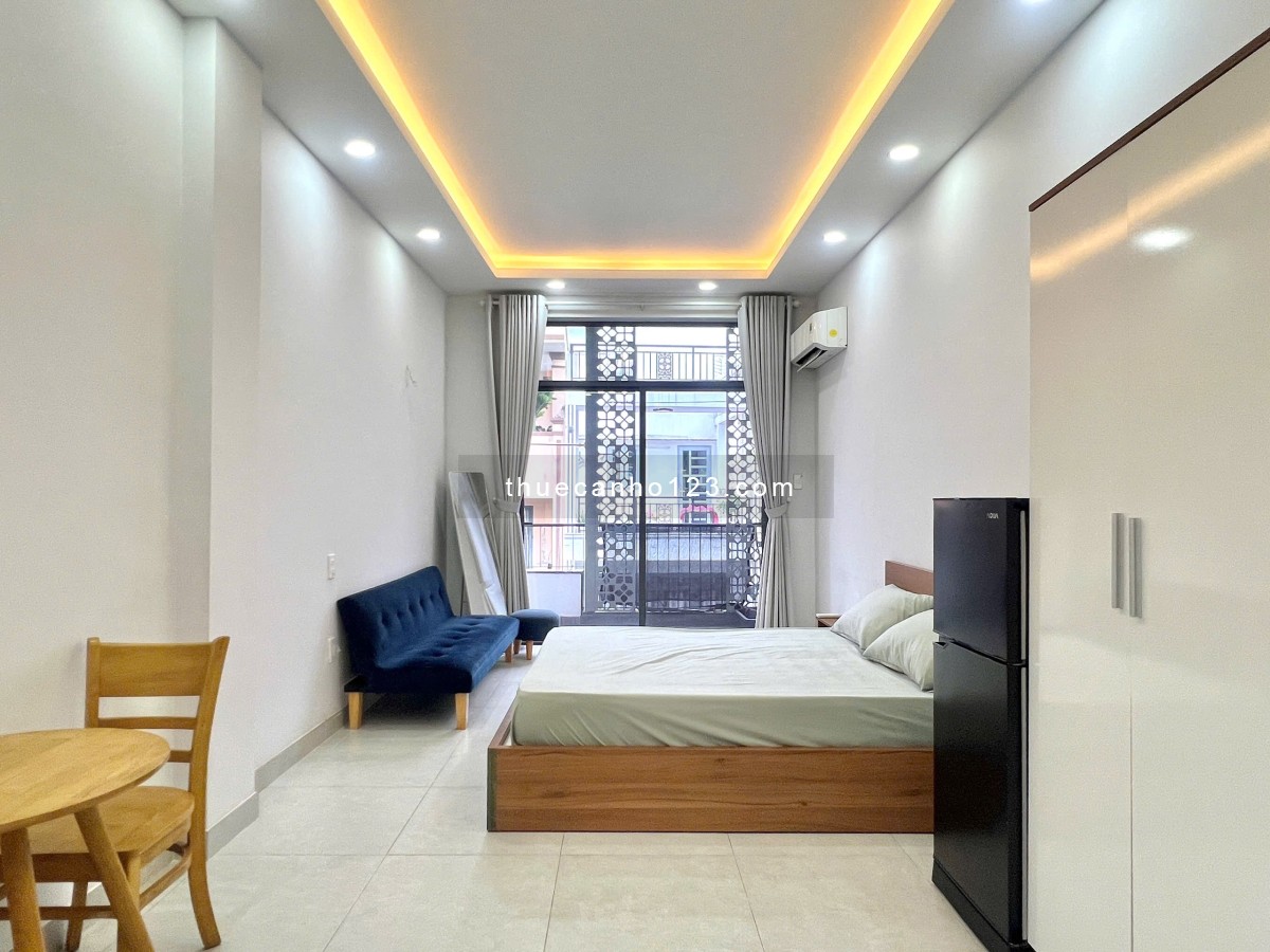 Cho thuê dự studio - thang máy hầm xe - máy giặt riêng Lê Văn Sỹ Q3 chỉ từ 7tr