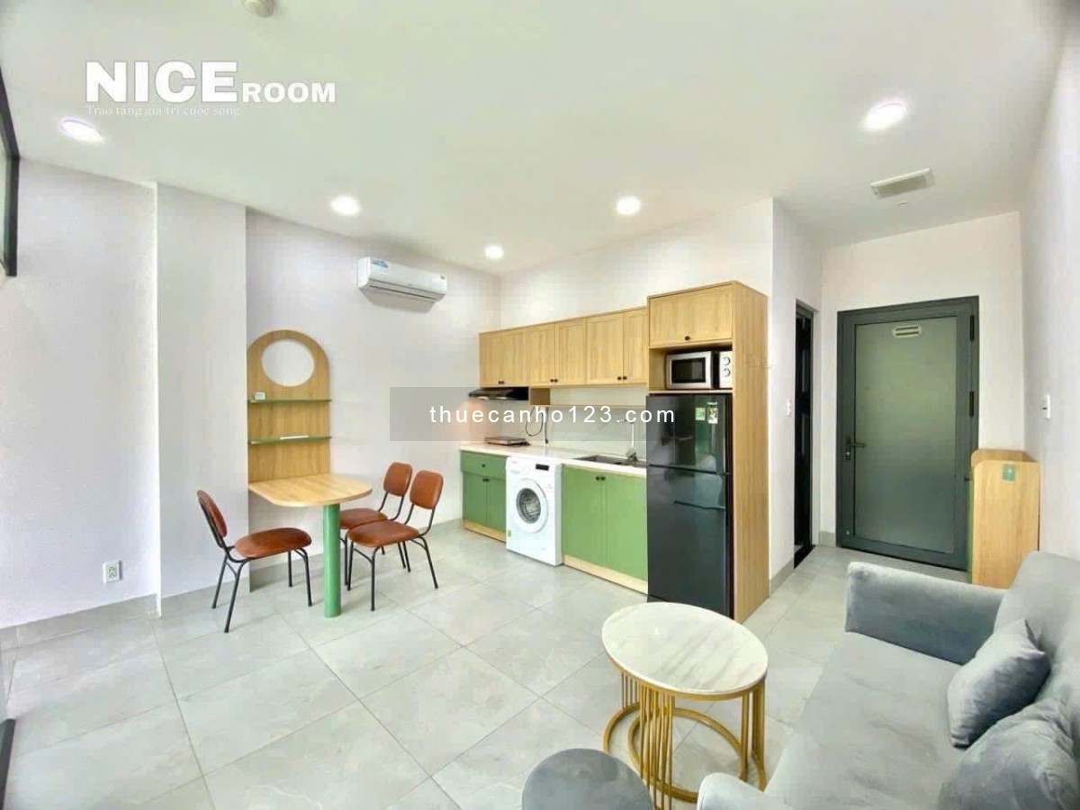 Căn hộ 1 phòng ngủ – Full nội thất, ban công riêng, thoáng mát, gần Etown & Sân bay Tân Sơn Nhất