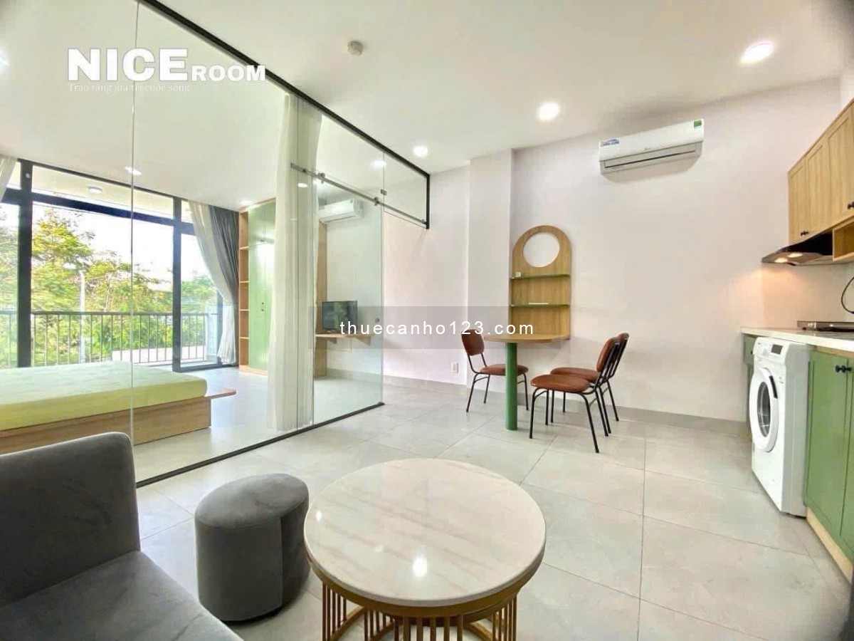 Căn hộ 1 phòng ngủ – Full nội thất, ban công riêng, thoáng mát, gần Etown & Sân bay Tân Sơn Nhất