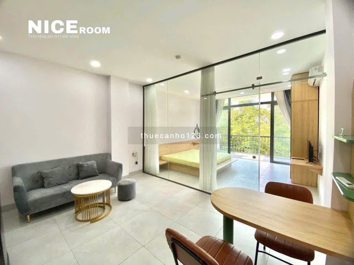 Căn hộ 1 phòng ngủ – Full nội thất, ban công riêng, thoáng mát, gần Etown & Sân bay Tân Sơn Nhất