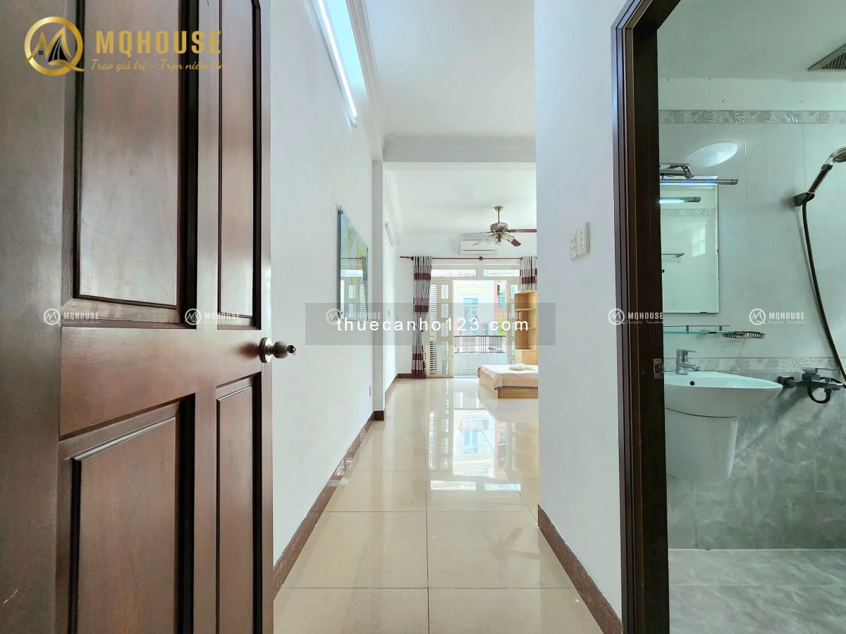 Căn Hộ Studio Full Nội Thất – Ban Công, Cửa Sổ Thoáng Mát, Máy Giặt Riêng – Gần Etown Sân Bay TSN