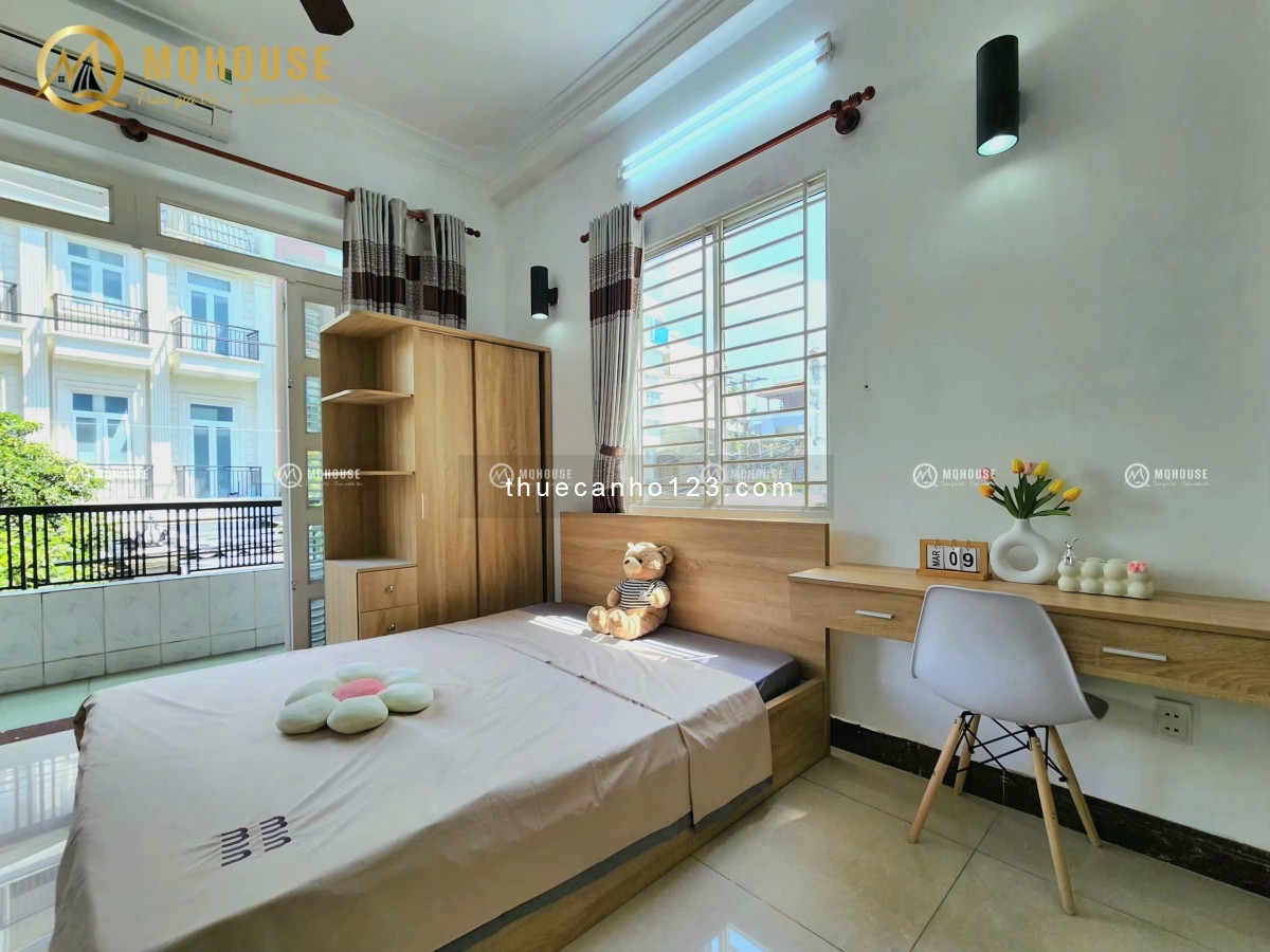 Căn Hộ Studio Full Nội Thất – Ban Công, Cửa Sổ Thoáng Mát, Máy Giặt Riêng – Gần Etown Sân Bay TSN