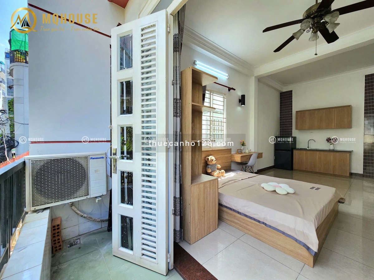 Căn Hộ Studio Full Nội Thất – Ban Công, Cửa Sổ Thoáng Mát, Máy Giặt Riêng – Gần Etown Sân Bay TSN