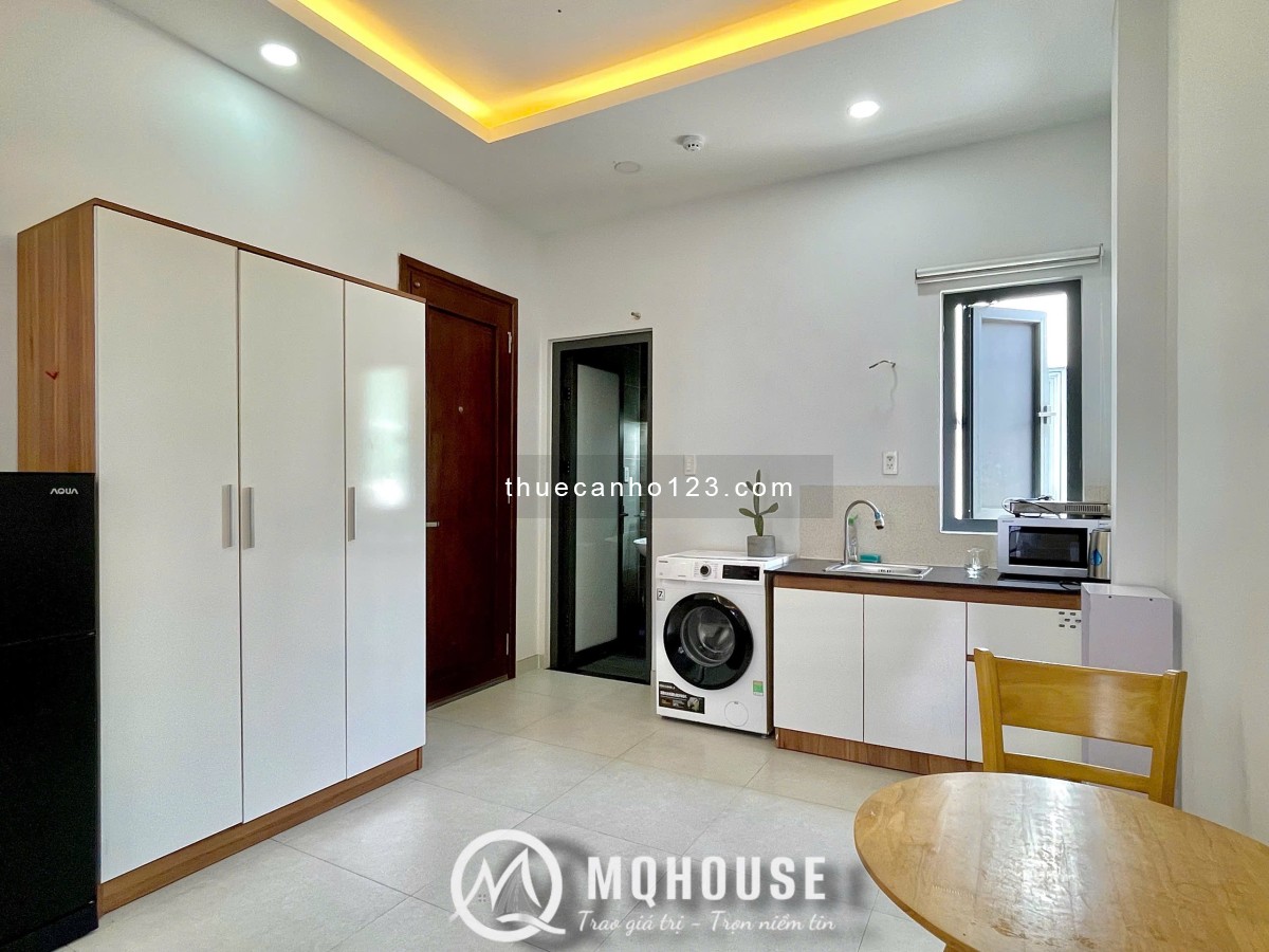 Cho thuê dự studio - thang máy hầm xe - máy giặt riêng Lê Văn Sỹ Q3 chỉ từ 7tr