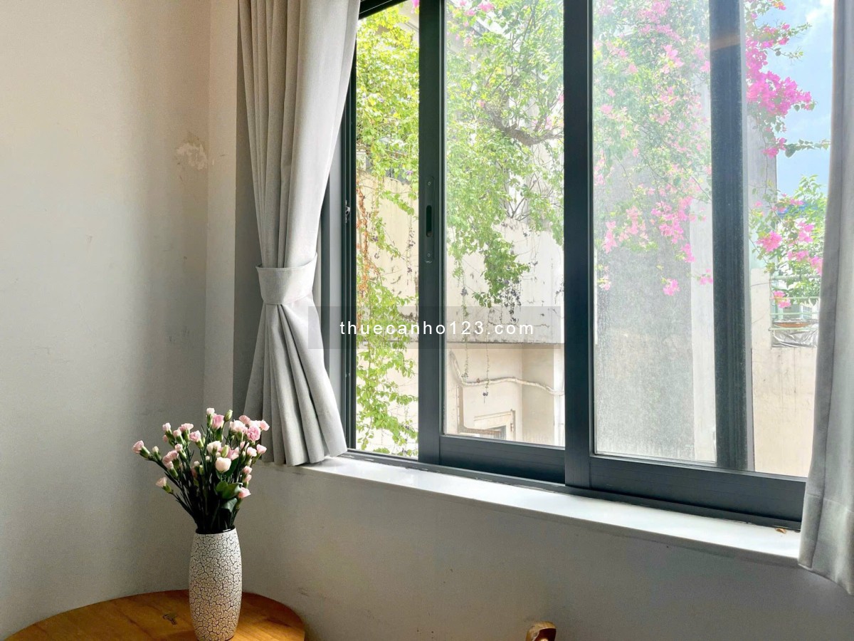 Cho thuê dự studio - thang máy hầm xe - máy giặt riêng Lê Văn Sỹ Q3 chỉ từ 7tr