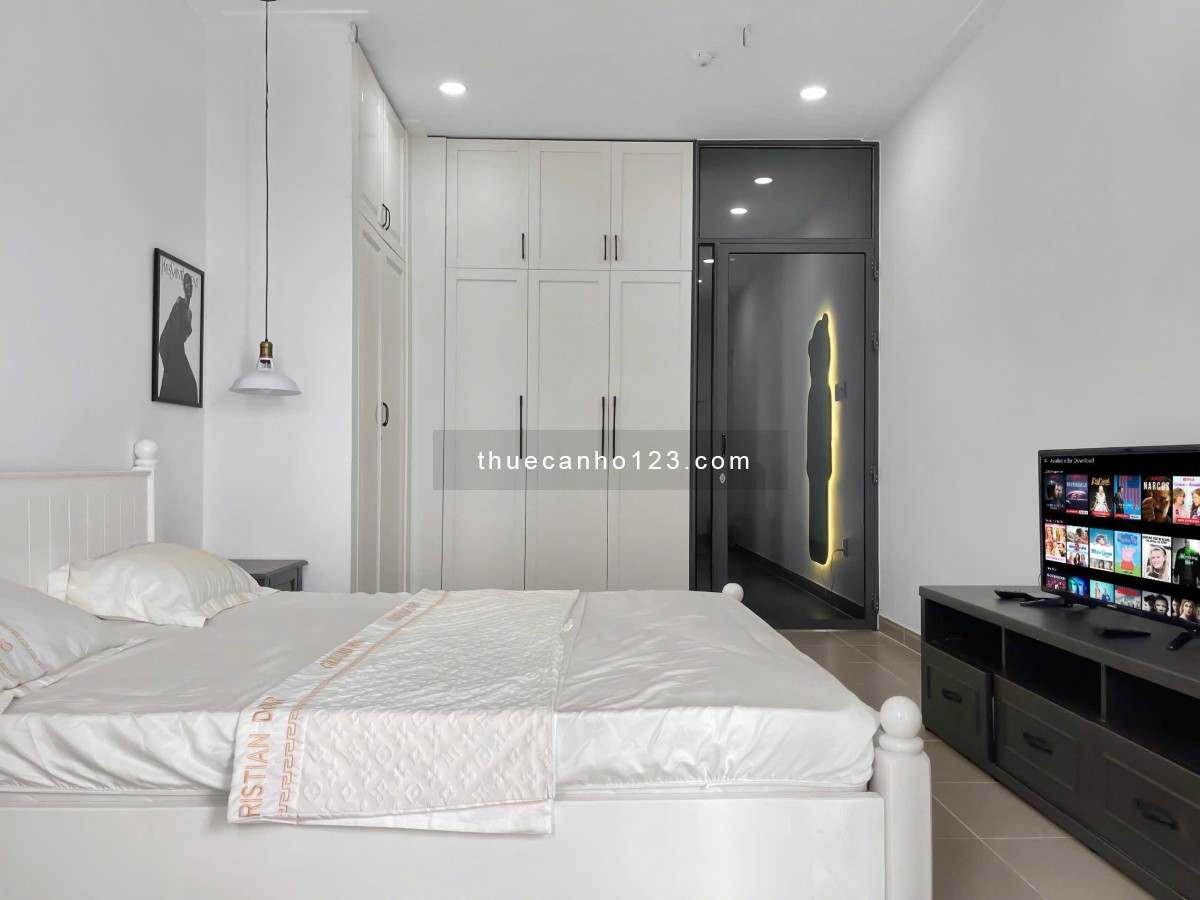 Cho thuê căn hộ 40m² đầy đủ nội thất, ở đường Võ Trần Toản, Q. Bình Thạnh – gần ngã tư Hàng Xanh