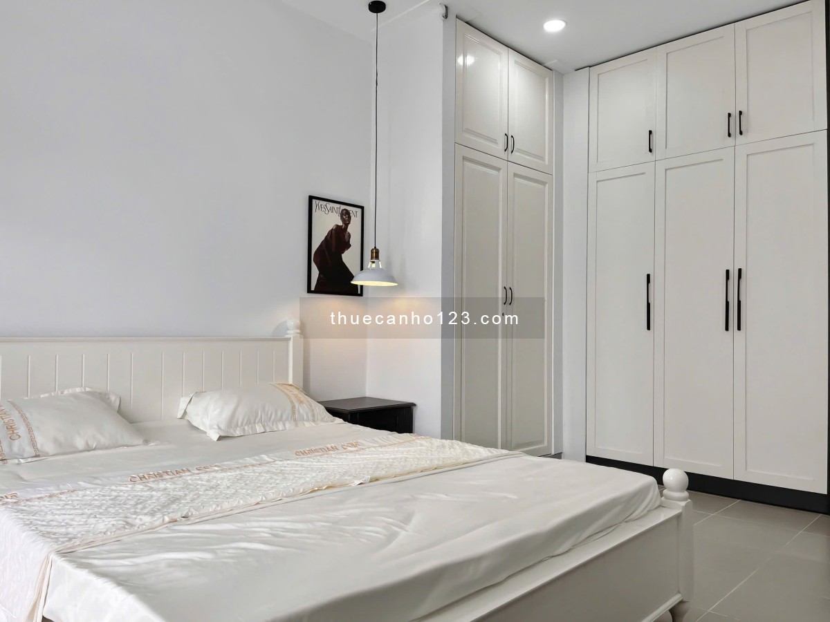 Cho thuê căn hộ 40m² đầy đủ nội thất, ở đường Võ Trần Toản, Q. Bình Thạnh – gần ngã tư Hàng Xanh