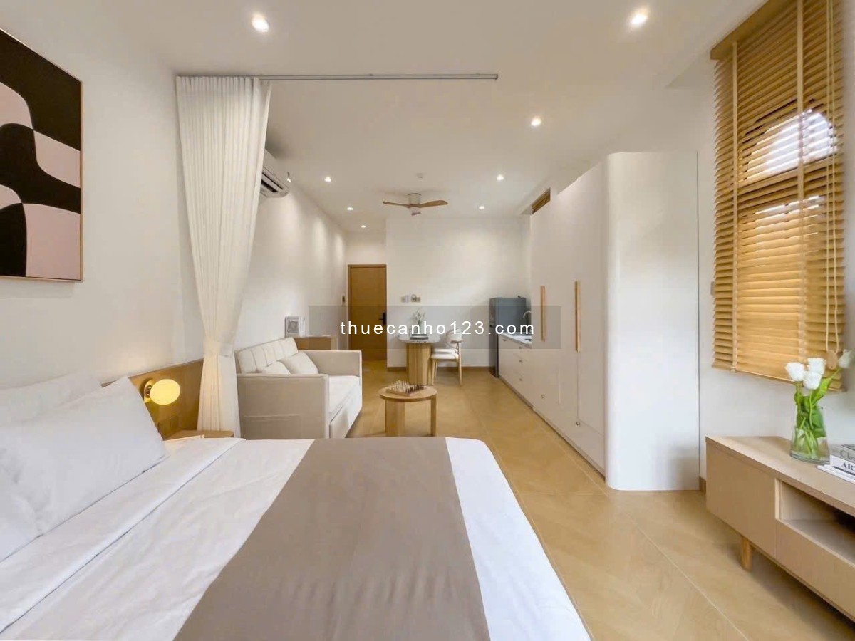 Cho thuê căn hộ tách bếp, rộng 45m², full nội thất – Khu Sân bay, đảm bảo an ninh
