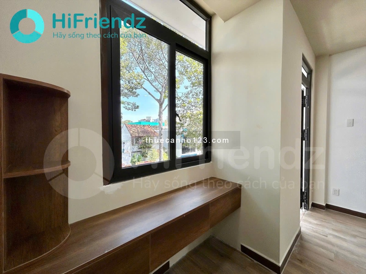 Căn hộ 1pn full nội thất balcony gần sân bay TSN Lotte Mart Tân Bình Etown nằm trong khu k300