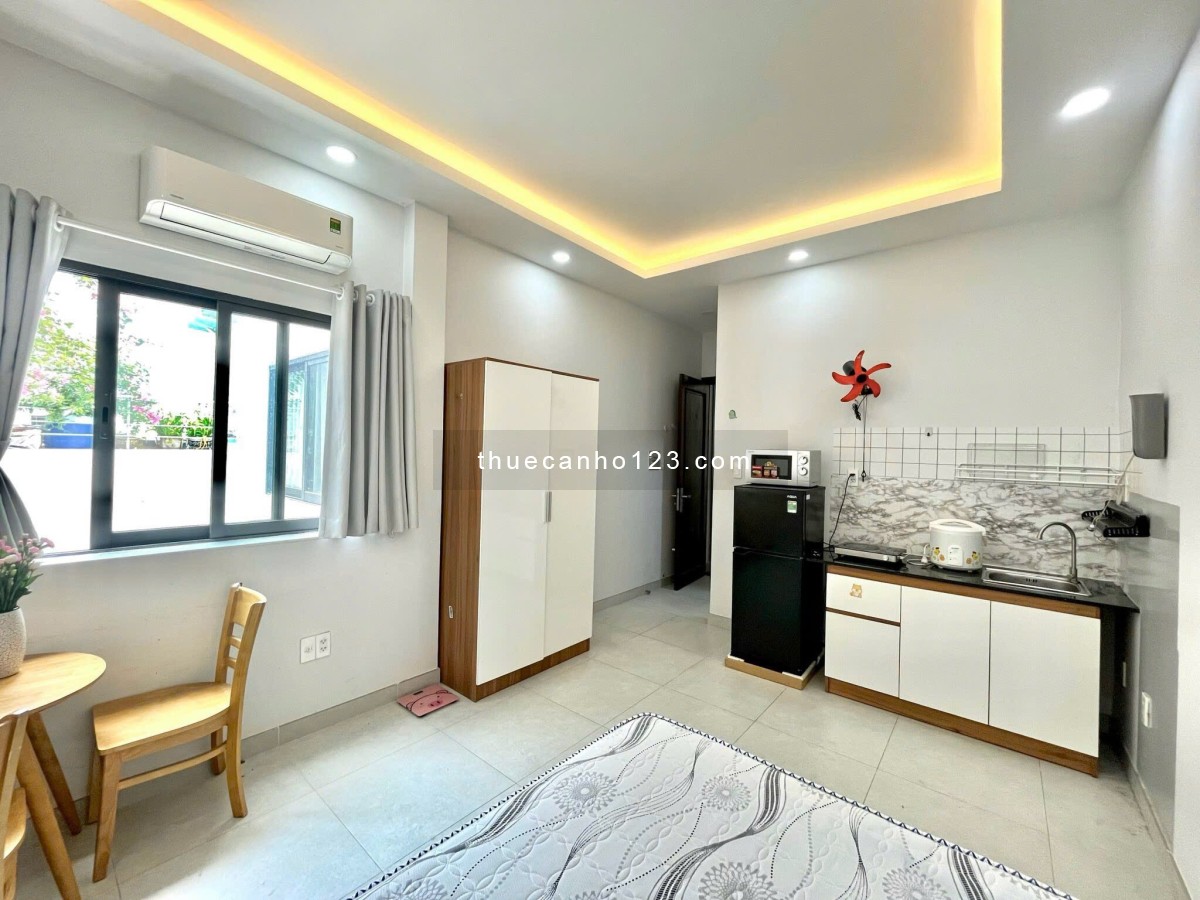 Cho thuê dự studio - thang máy hầm xe - máy giặt riêng Lê Văn Sỹ Q3 chỉ từ 7tr