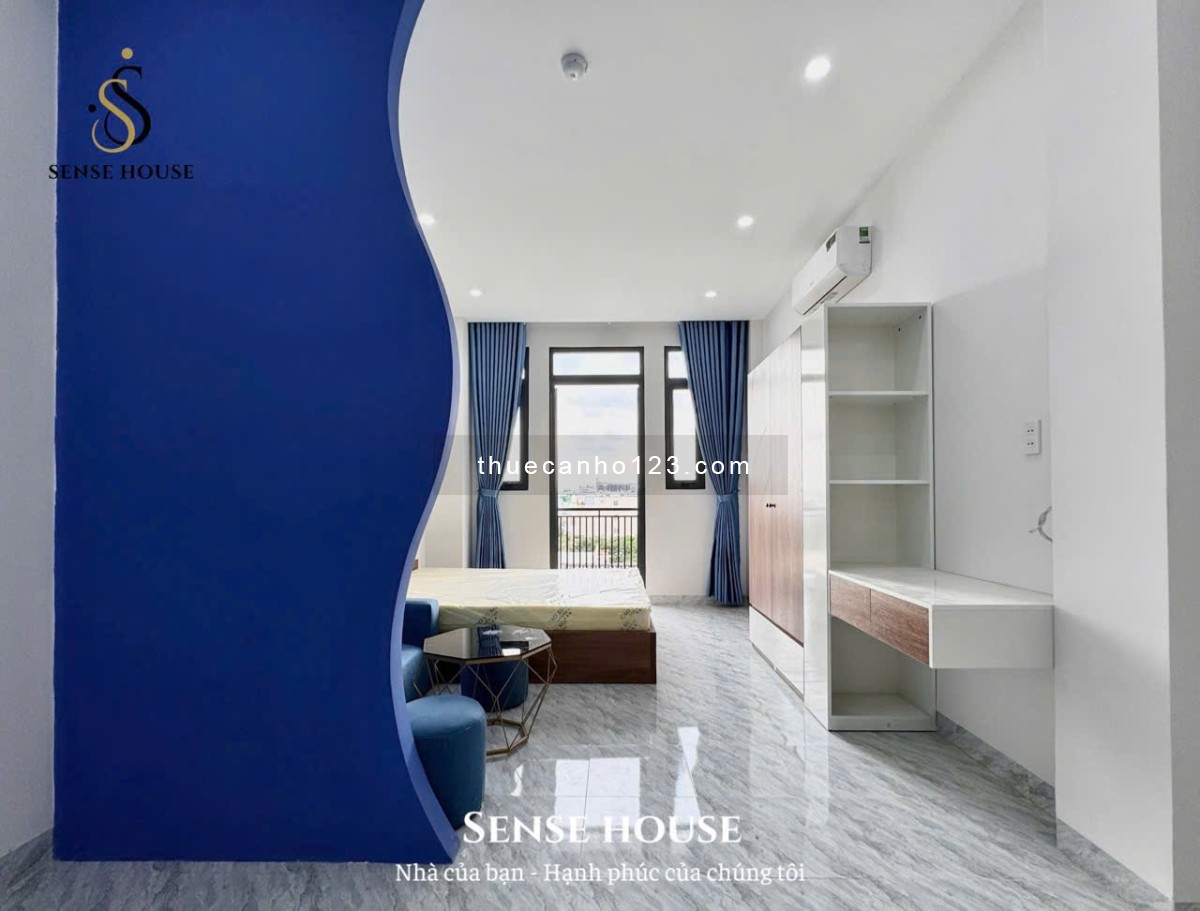 Cho thuê căn hộ Studio ở Hoàng Hoa Thảm – Full nội thất – Gần Sân bay Tân Sơn Nhất