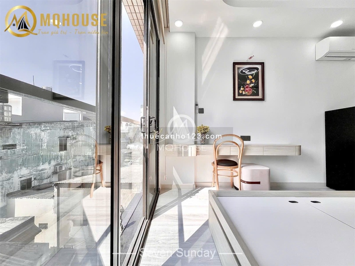 Cho thuê phòng trọ – Căn hộ, Ni Sư Huỳnh Liên, Tân Bình – Studio ban công, gần ĐH Văn Hiến, Q10