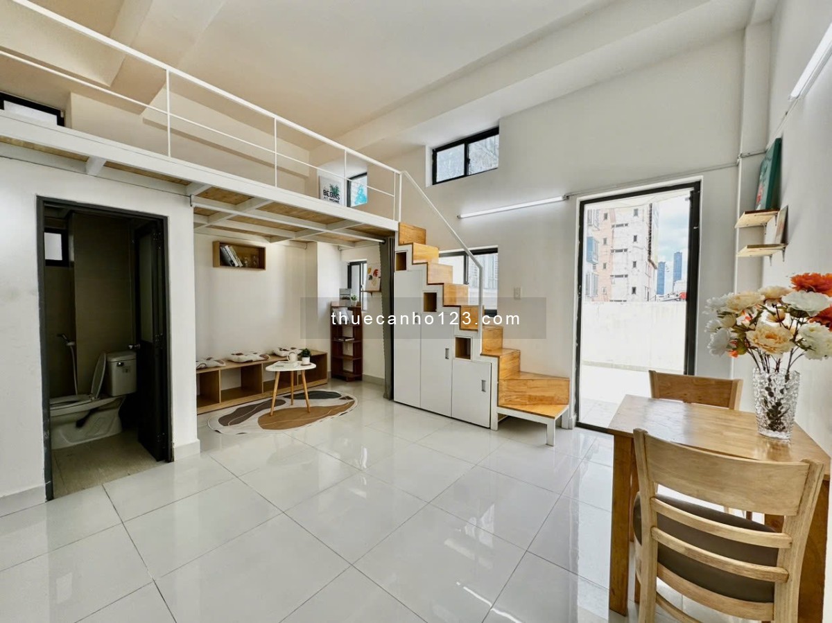 Cho thuê CHDV 40m² full nội thất, ban công, ở đường Điện Biên Phủ, Q. Bình Thạnh