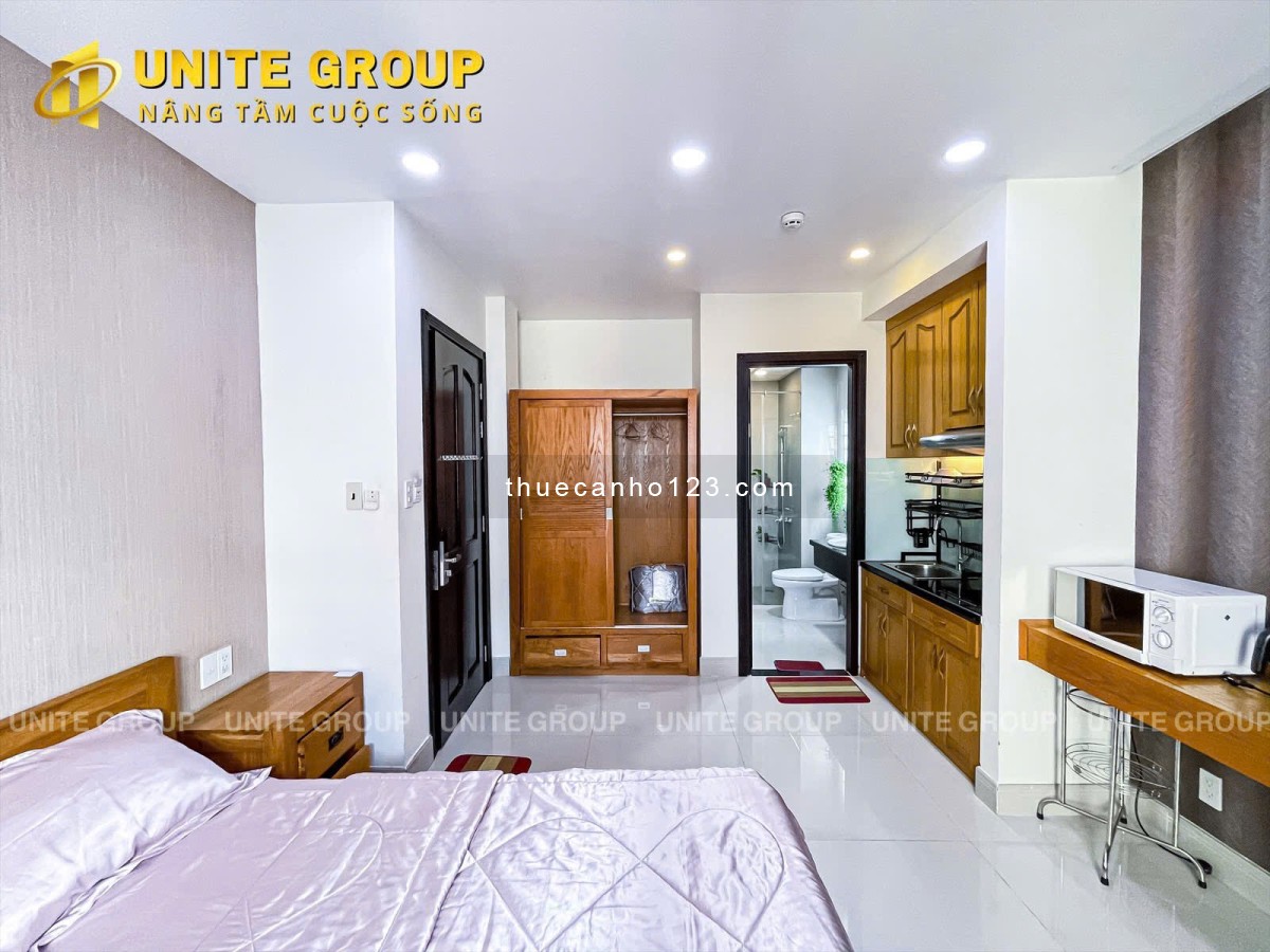 Cho thuê căn hộ Studio Cửa sổ thoáng Q1 gần Bùi Viện, chợ Bến Thành, Bitexco, cầu Ông Lãnh