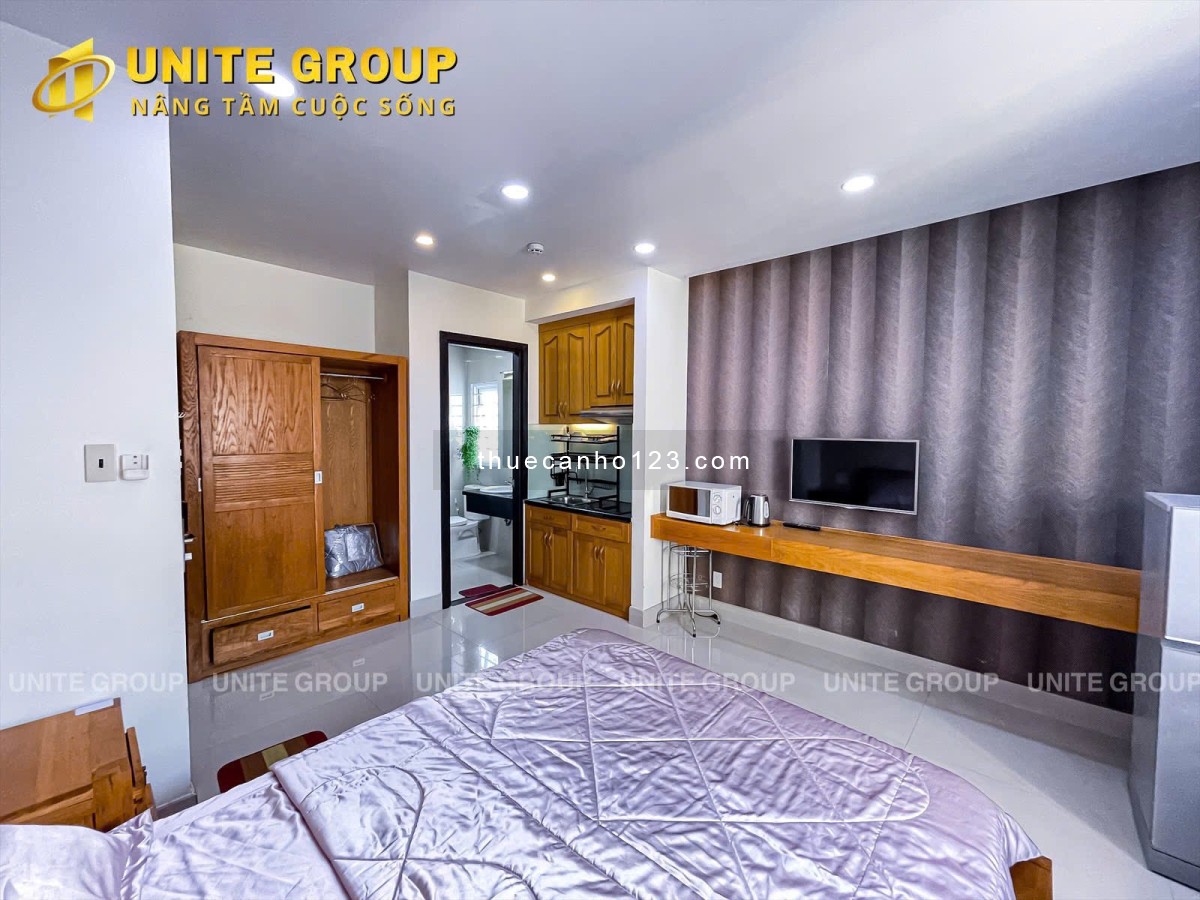 Cho thuê căn hộ Studio Cửa sổ thoáng Q1 gần Bùi Viện, chợ Bến Thành, Bitexco, cầu Ông Lãnh