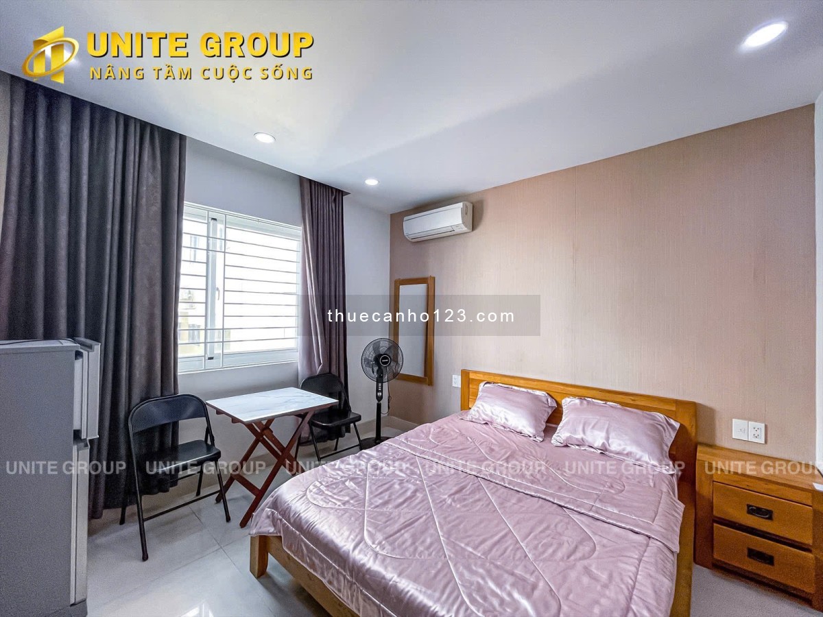 Cho thuê căn hộ Studio Cửa sổ thoáng Q1 gần Bùi Viện, chợ Bến Thành, Bitexco, cầu Ông Lãnh