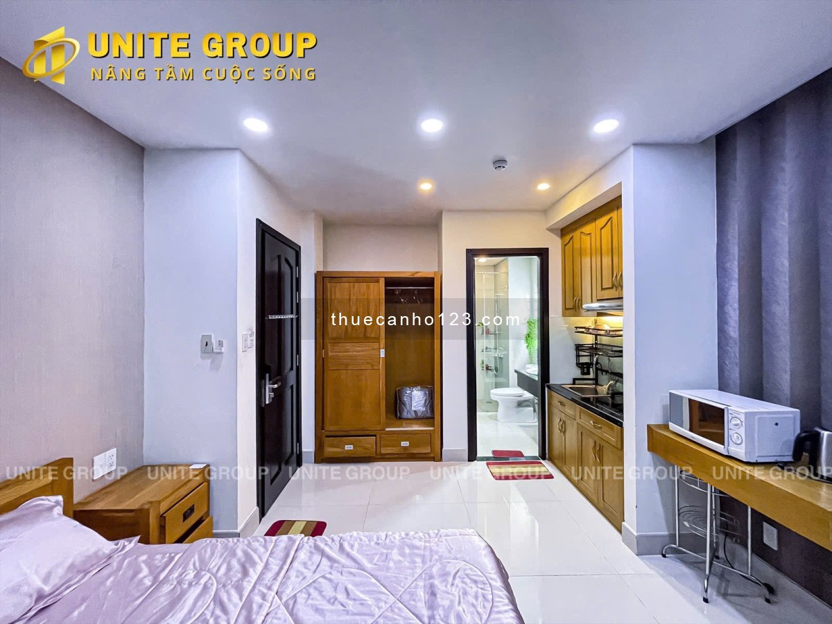 Cho thuê căn hộ Studio Cửa sổ thoáng Q1 gần Bùi Viện, chợ Bến Thành, Bitexco, cầu Ông Lãnh