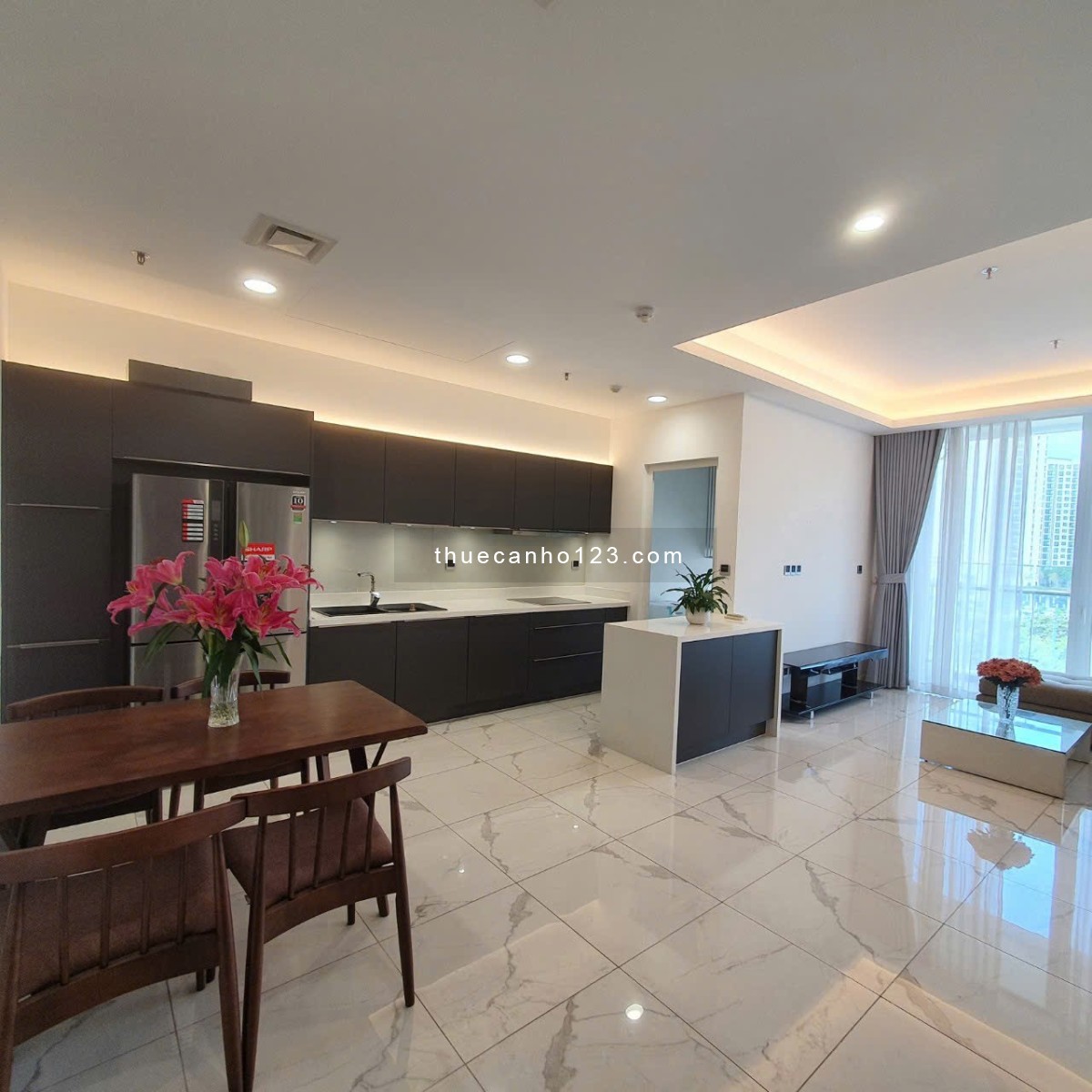 Cho Thuê Căn Hộ Sarina KĐT Sala, Q2, 2Pn 100m2