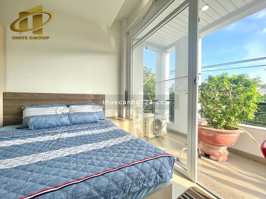 Cho thuê căn hộ 1PN -1PK ban công lớn, thoáng đẹp, ngay công viên Hoàng Văn Thu, khu K300