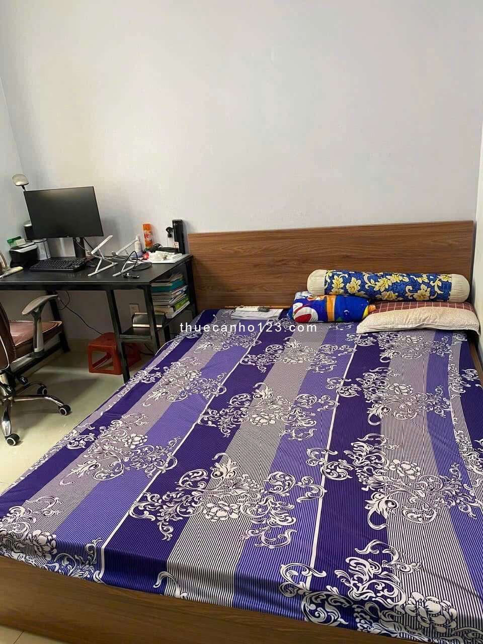 Chung cư Carillon 5, Luỹ Bán Bích, TP: 2p ngủ, 74m2, Nhà sạch, 10tr/th