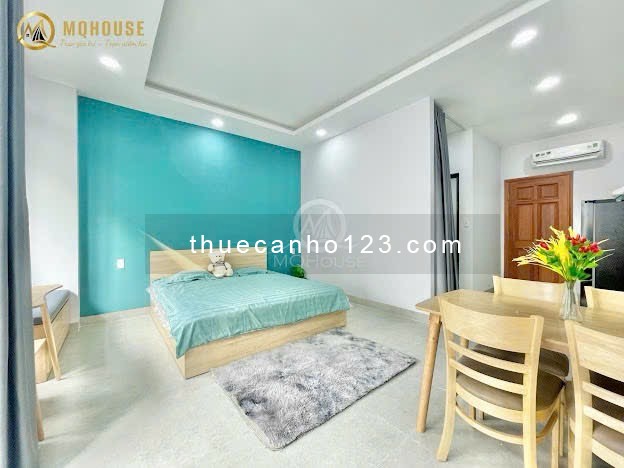 Căn hộ studio full nội thất balcony lớn máy giặt riêng gần lăng cha cả sân bay quận tân bình
