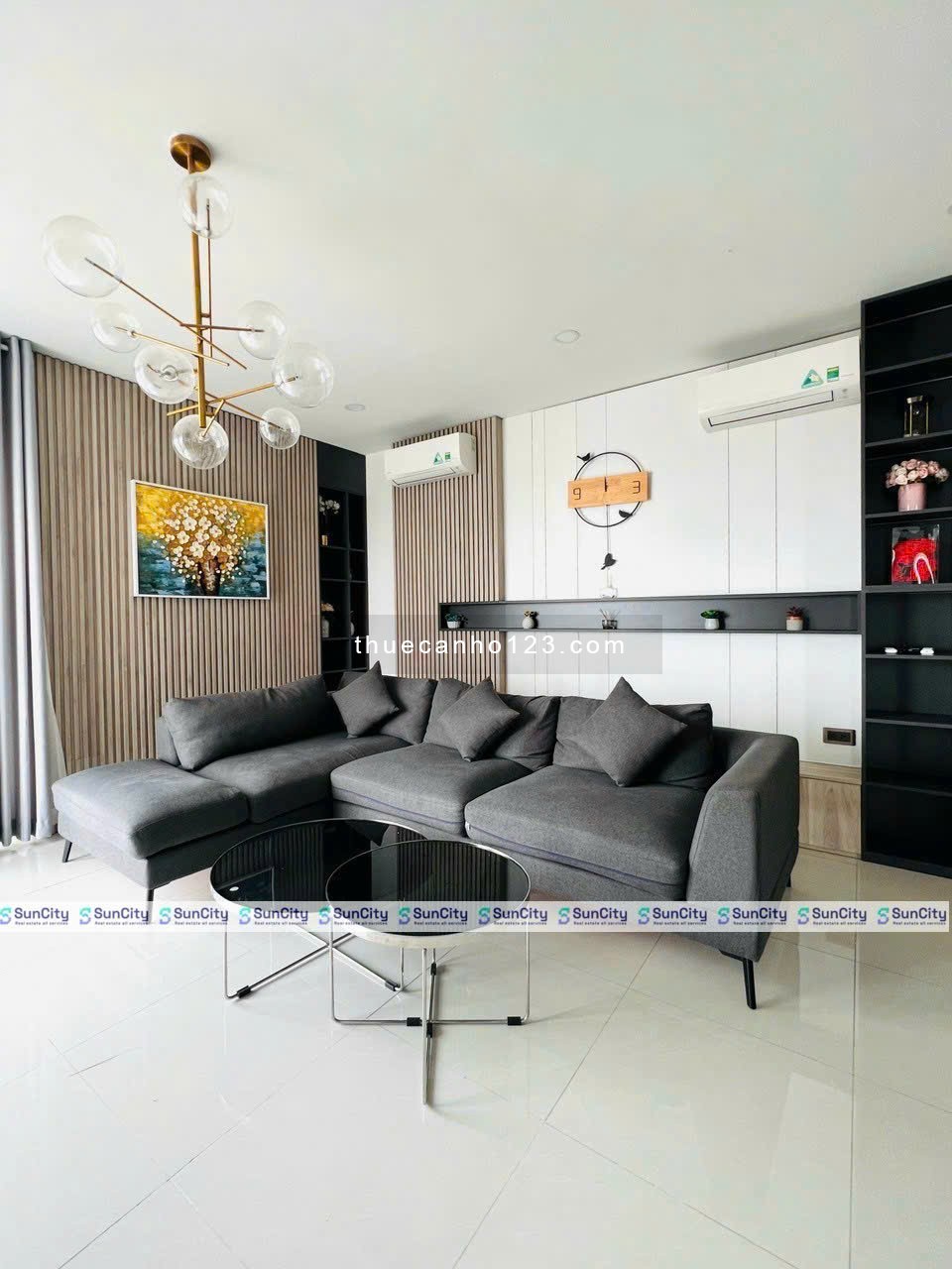 Cho thuê căn 3PN, 2WC | 115m², full NT tại Saigon Royal Residences Q4