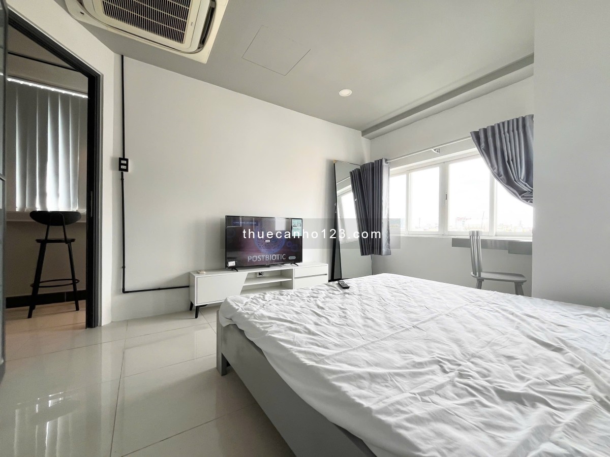 Căn hộ 2PN 60m² tách bếp, full nội thất, cửa sổ thoáng mát – trung tâm Tân Bình.