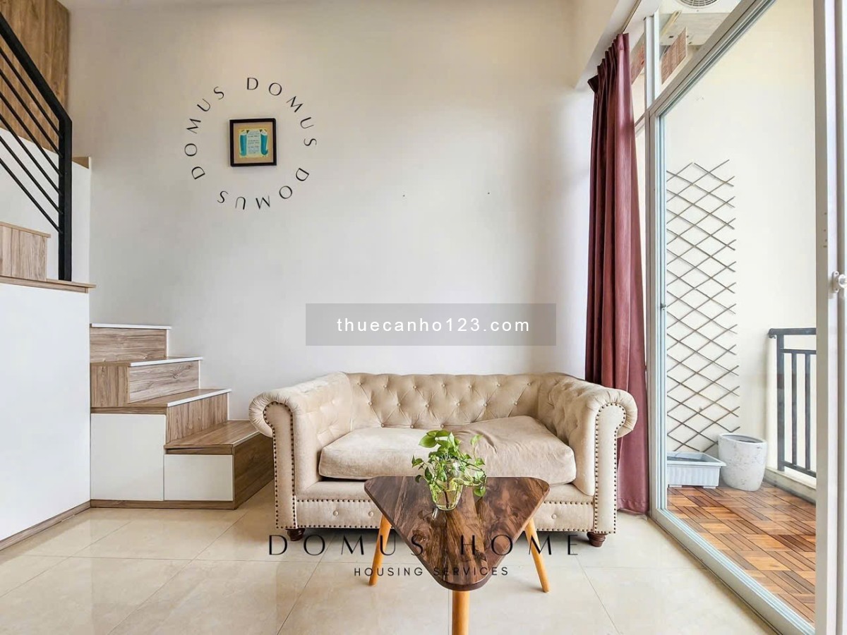 Căn hộ duplex ban công full nội thất ngay trung tâm Quận 7, gần RMIT, TDTU, Lotte, Crescent Mall, Q1