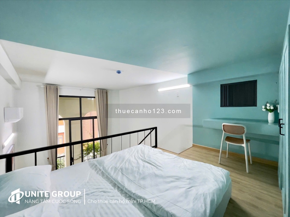 Căn hộ duplex ban công full nội thất ngay trung tâm Quận 7, gần RMIT, TDTU, Lotte, Crescent Mall, Q1