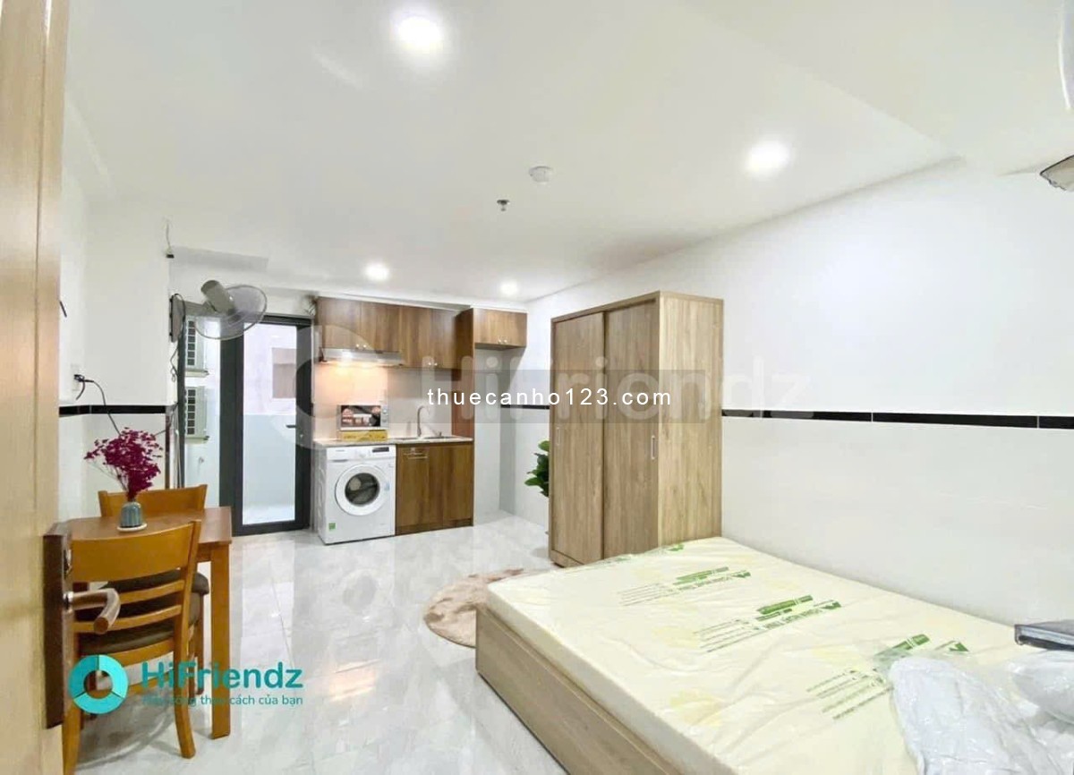 Căn hộ/studio full nt, ban công trung tâm quận 7 thuận tiện qua quận 4 và quận 1, tdtu, rmit, nttu