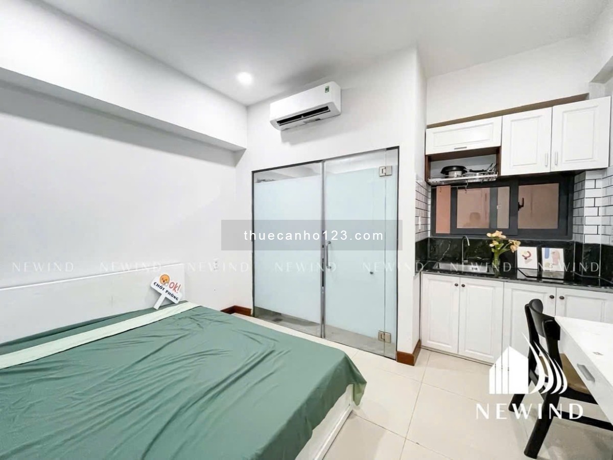 Căn hộ/studio full nt, ban công trung tâm quận 7 thuận tiện qua quận 4 và quận 1, tdtu, rmit, nttu