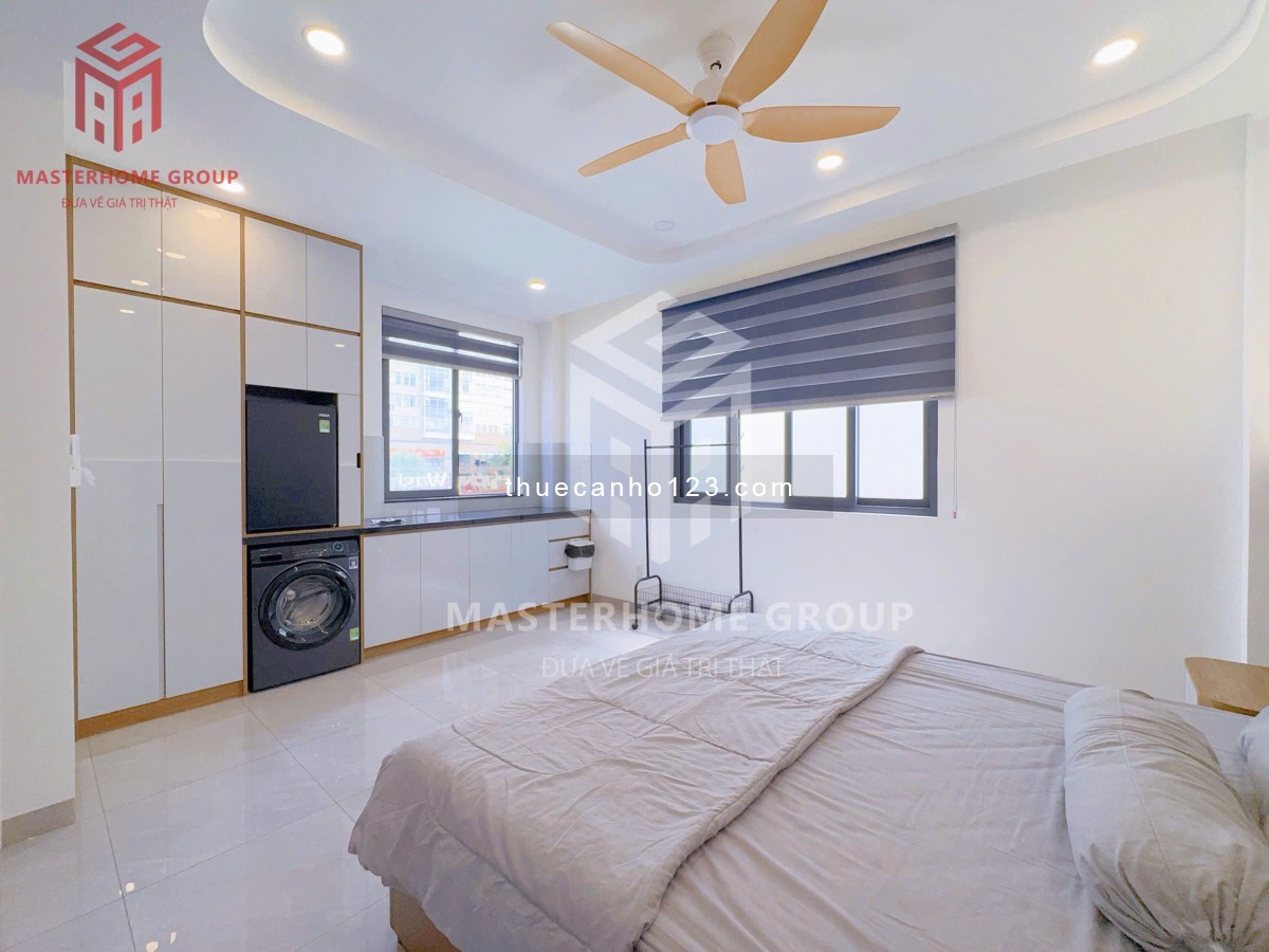 Căn hộ Studio cửa sổ trời nhiều ánh sáng, full nội thất, thang máy, an ninh, gần Landmark, Thủ Thiêm