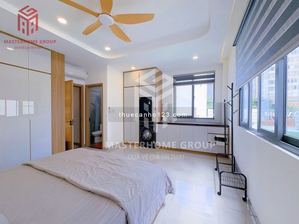 Căn hộ Studio cửa sổ trời nhiều ánh sáng, full nội thất, thang máy, an ninh, gần Landmark, Thủ Thiêm