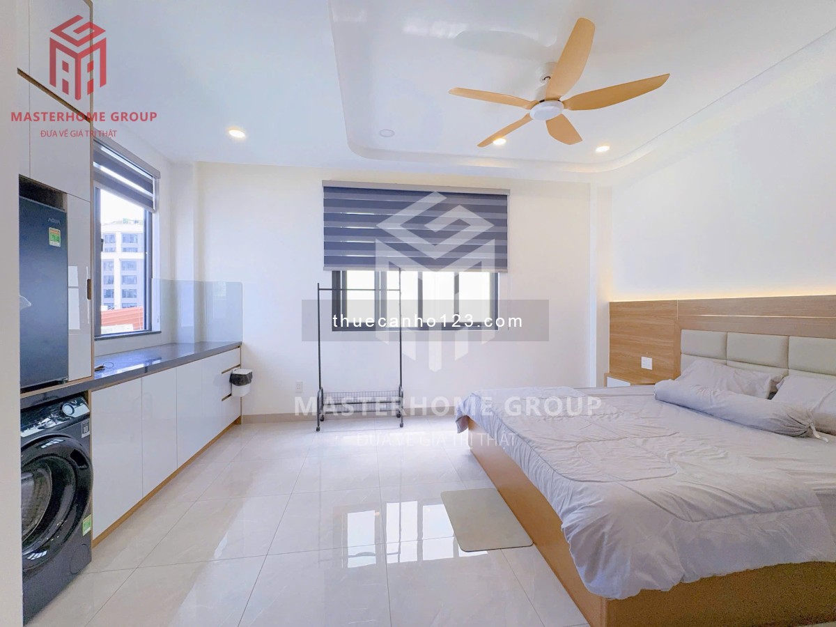 Căn hộ Studio cửa sổ trời nhiều ánh sáng, full nội thất, thang máy, an ninh, gần Landmark, Thủ Thiêm