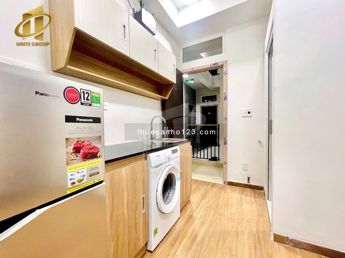 Cho thuê căn 1PN ban công Q4, gần cầu Kênh Tẻ, Đh Nguyễn Tất Thành, Đh Luật