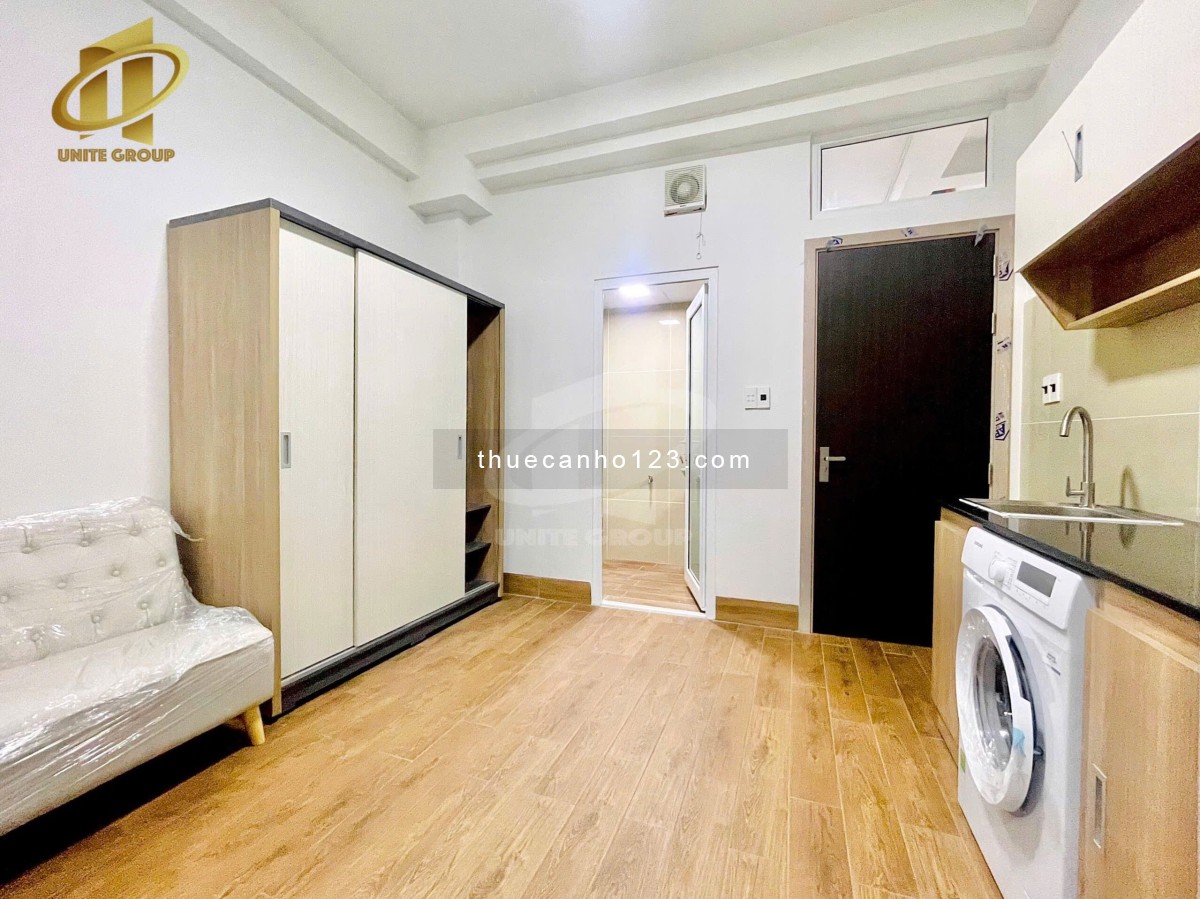 Cho thuê căn 1PN ban công Q4, gần cầu Kênh Tẻ, Đh Nguyễn Tất Thành, Đh Luật