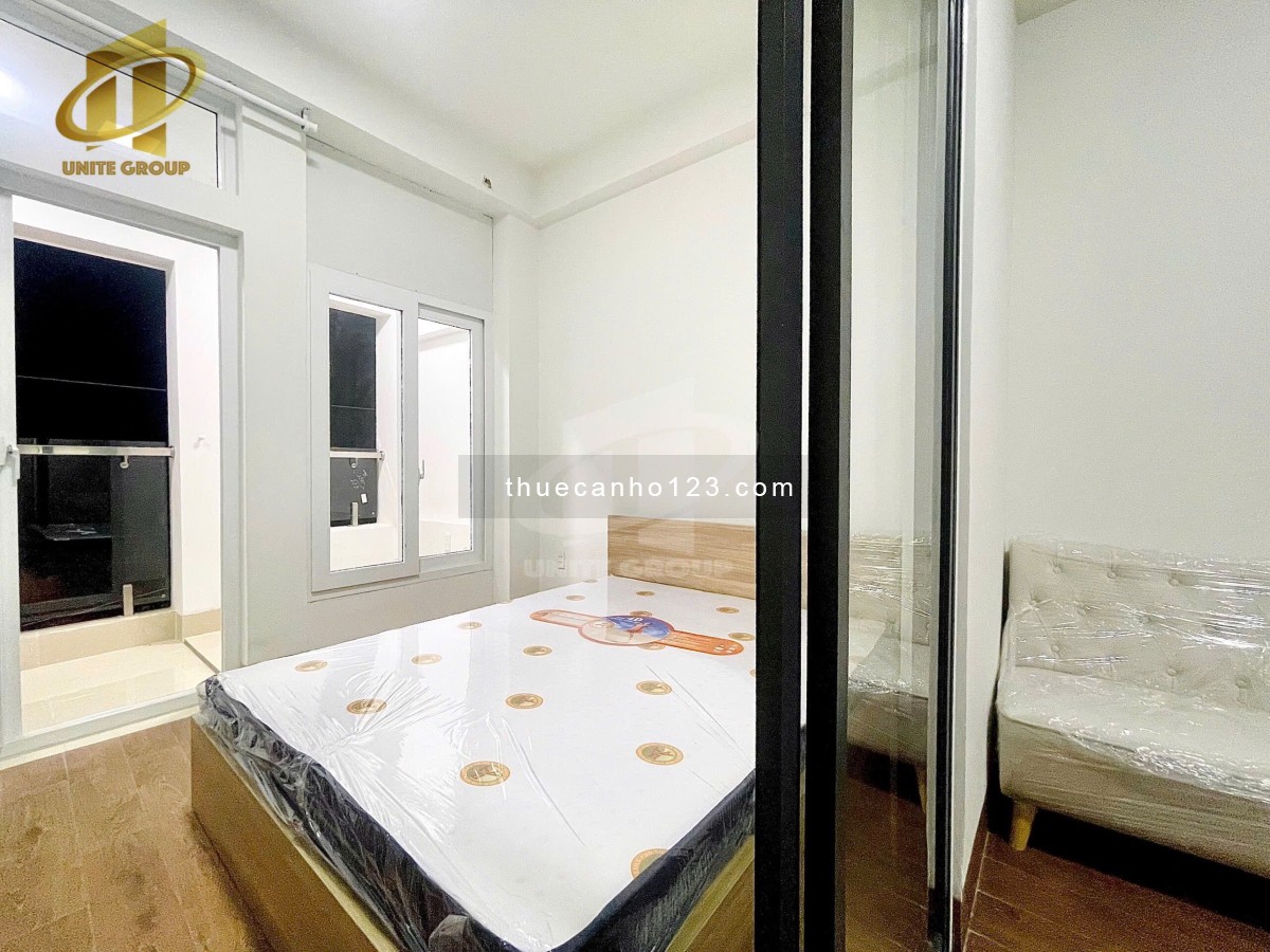Cho thuê căn 1PN ban công Q4, gần cầu Kênh Tẻ, Đh Nguyễn Tất Thành, Đh Luật