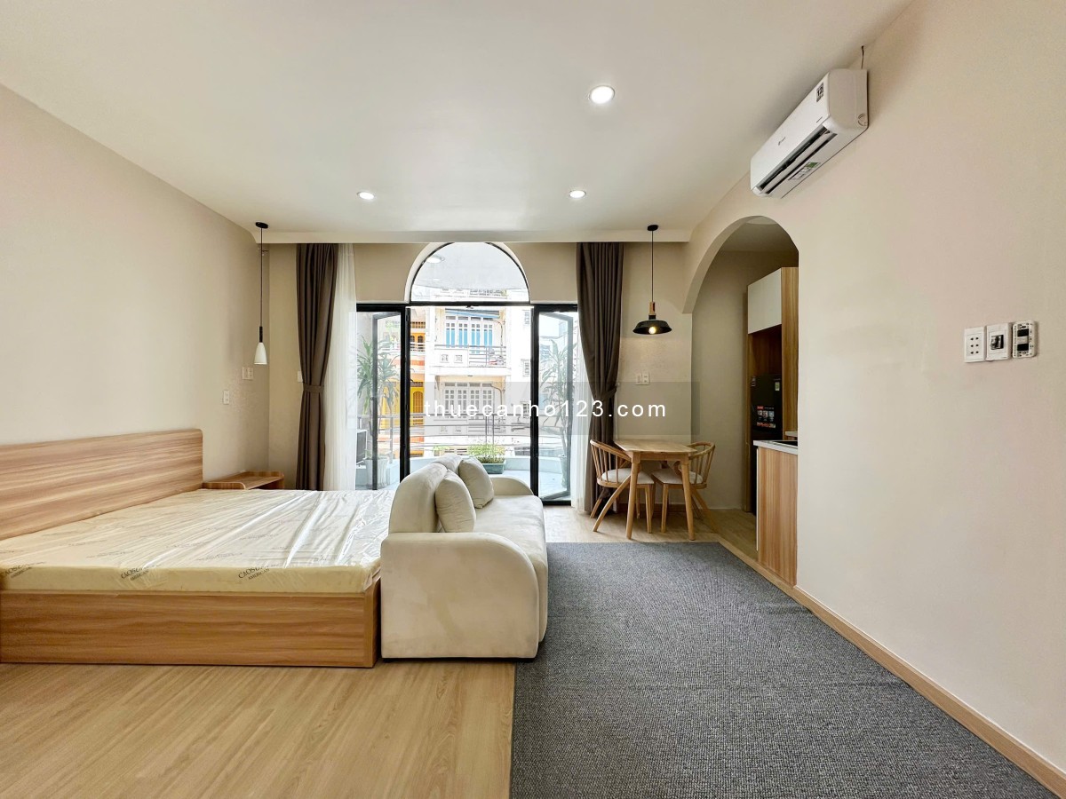 Căn hộ mini Balcony tại Hai Bà Trưng Quận 3 gân Công viên Lê Văn Tám _ Chợ Tân Định _ Bờ kè Hoàng Sa