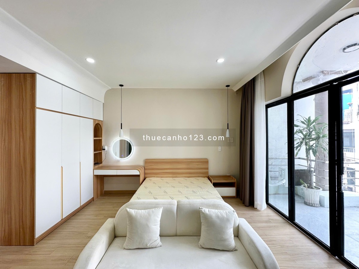 Căn hộ mini Balcony tại Hai Bà Trưng Quận 3 gân Công viên Lê Văn Tám _ Chợ Tân Định _ Bờ kè Hoàng Sa