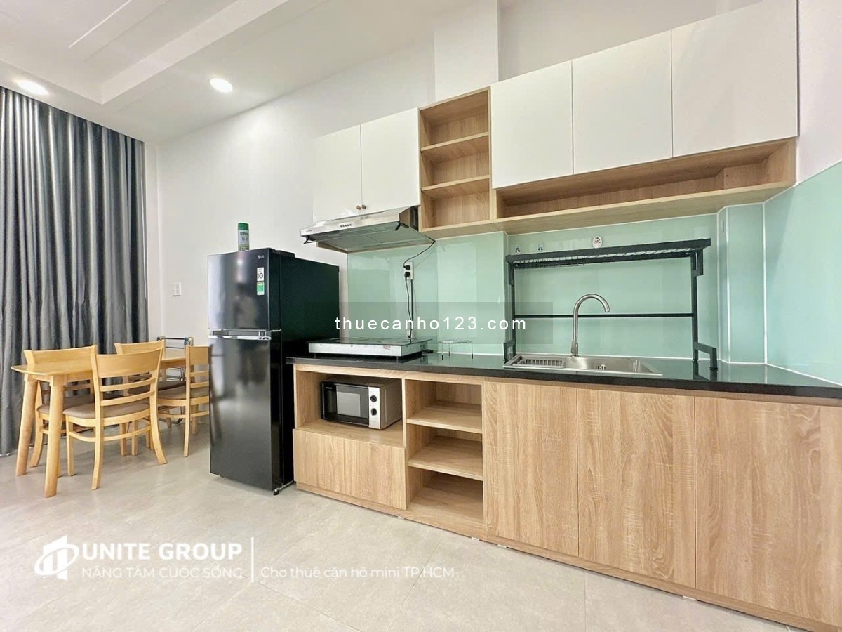 Studio cao cấp 35m² – Ban công riêng – Full nội thất mới 100% – Ngay Nhà Ga T3, Tân Bình