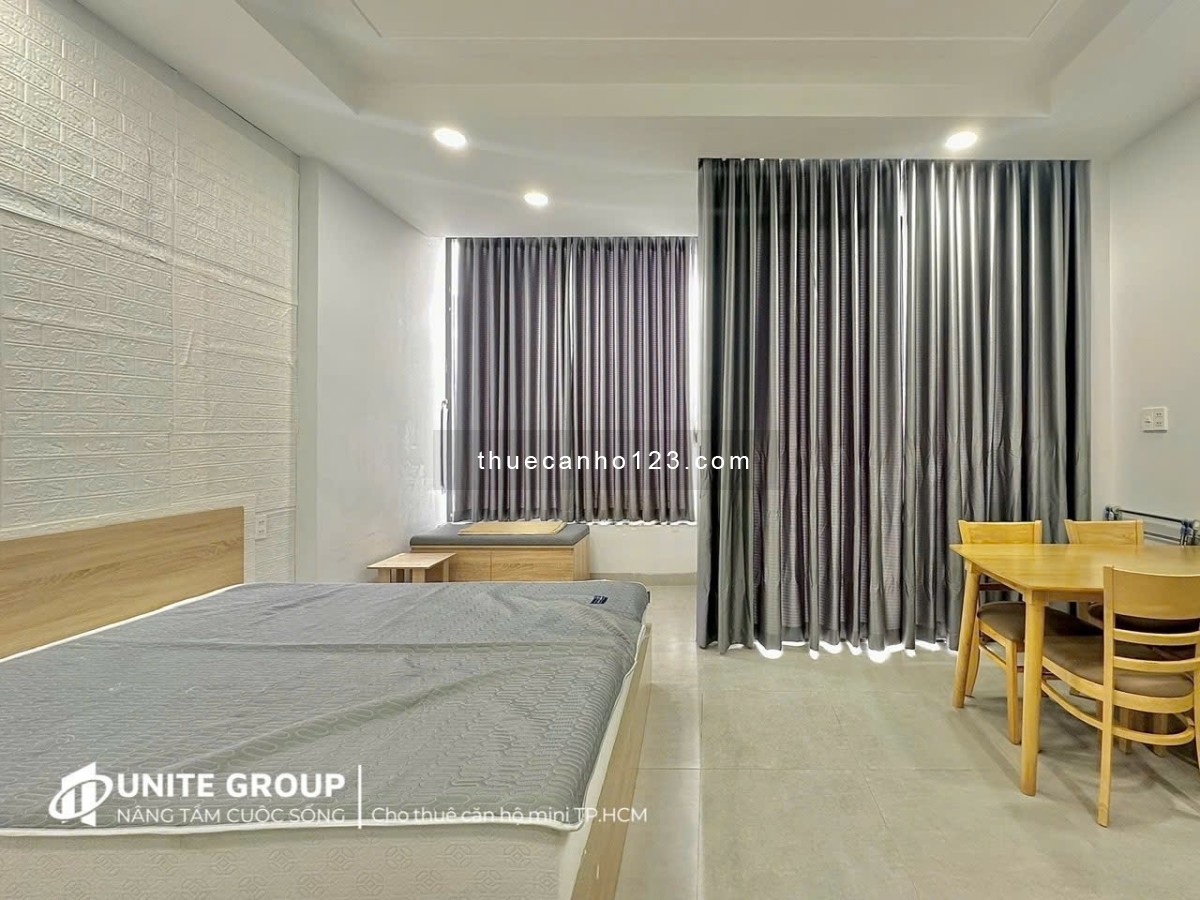 Studio cao cấp 35m² – Ban công riêng – Full nội thất mới 100% – Ngay Nhà Ga T3, Tân Bình