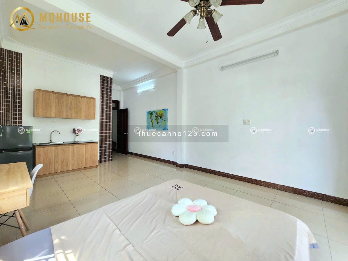 Căn hộ studio 35m² – Ban công rộng, full nội thất, máy giặt riêng – Đồng Xoài, Tân Bình.