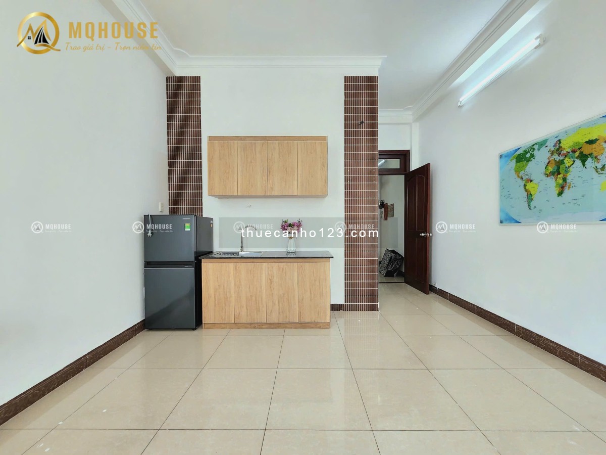 Căn hộ studio 35m² – Ban công rộng, full nội thất, máy giặt riêng – Đồng Xoài, Tân Bình.